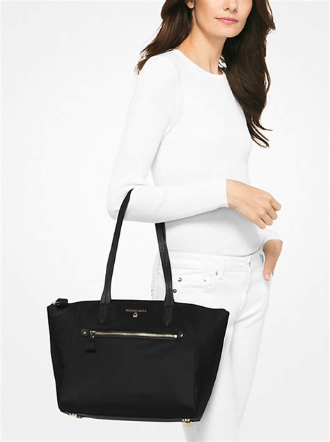 michael michael kors lg tz tote nylon kelsey|kelsey medium nylon tote bag.